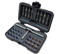 Ratchet Screwdriver Bits Set with Case Durable Precision Multi Bit Screwdrivers Kit for Home Repair Appliance Maintenance Hobbyists Model Makers Craft Project Mini Pocket Hand Tools Smoothh Fast