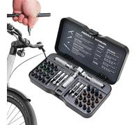 Ratchet Screwdriver | Home Driver Bit Kit | 40-in-1 Ergonomic Magnetic Ratchet Screwdriver Set for Electrician, Construction, Woodworking, Industrial, Electronics