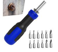 Ratchet Screwdriver - Precision Adjustable 13-in-1 | Multi Tool Screwdriver Ratcheting Set - for Home Garage Workshop Mechanic Repair DIY Projects Gunsmithing