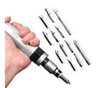 Ratchet Screwdriver - Precision Repair Hand Tools 13 in 1 - Screwdriver Set for Electricians | for Assembling Woodworking Workshop Home Garage Travel Activities A