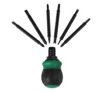 Ratchet Screwdriver Set 12-in-1 Dual-Head Telescopic with 3-Mode Locking for DIY Home Maintenance and Tool Repairs Green