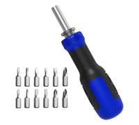 Ratchet Screwdriver Set,13-in-1 Adjustable Magnetic Portable - Ratcheting Precision Screwdriver Set - for Appliance HVAC Assembly Repair DIY Projects Gunsmithing