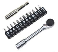 Ratchet Screwdriver Set 72-Tooth Dual Head for mini Wrench for Electronics - Magnetic Bit Holder Bike Repair Tool 108mm(B)