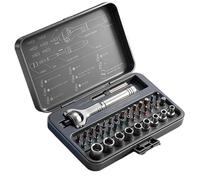 Ratchet Screwdriver Set Magnetic 40-in-1 Repair Kit with Storage Case, Precision Screwdriver Set with Removable Handle - for Smartphone, Tablet, Laptop, Computer, Watch