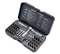 Ratchet Screwdriver Set,Multi Bit Ratcheting Screwdriver Set with Storage Case | High-Strength Alloy Steel Repair Tool Kit for Watch Bike Home Repair Computer PC Ring Doorbell Eyeglass