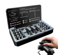 Ratchet Screwdriver Set - Multifunction Storage Case, Home Garage Kit, Precision Hardware Repair Maintenance Tool Hand Mechanism Assortment | Ergonomic Reversible T Handle Mechanical Socket Combinatio