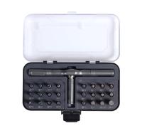 Ratchet Set Magnetic 24 in1 Precision Bits with Handle Kit for DIY Electronics Tools Watch Repair Set 25 Set 24 Bit seese Precision Tools 24 Allen with Sets for Screw Daily Wrench Men Ratchet