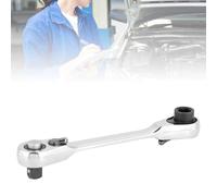 Ratchet Spanner 1/4 Mini Socket Wrench Allen Wrench Screwdriver Hex Wrench Ratchet Wrench, 100%, 72 Toothed Disc, 5 Degrees Rotation for Maintenance (107mm)