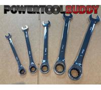 Blue Spot Ratchet Spanner Set 04310 - 8-Piece Metric 8-19 mm - Blue