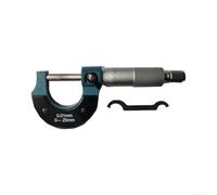 Ratchet Stop Micrometer 0-25mm Repeatable Readings(0-25mm) | 0.01mm division for value, precise external measurement, steel frame, spiral scale, 0-25mm range