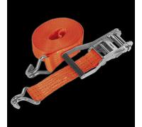 Sealey Ratchet Tie Down TD3006J 50mm x 6m Polyester Webbing 3000kg Breaking Strength