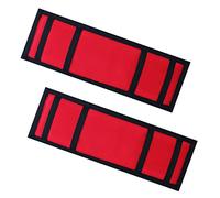 Ratchet Strap Protector Sleeve Universal Tie Down Strap Ratchet Protector for Boat, Trailers, Jetski, Waverunner Red 4 x 12 Inches-Pack of 2