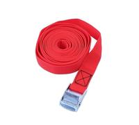 Ratchet Straps 2M Buckle Tie-Down Belt Cargo Straps With Metal Tow Rope Strong Ratchet For Luggage Bag Motorcycle Car Accessories(RED -2M)