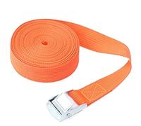 Ratchet Straps 2m Ratchet Straps Tightening Belt Press-buckle Cargo Straps Zinc Alloy Buckle Truck Tightening Belt Luggage Cargo Lashing Straps(Orange-2m)