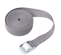 Ratchet Straps 2m Ratchet Straps Tightening Belt Press-buckle Cargo Straps Zinc Alloy Buckle Truck Tightening Belt Luggage Cargo Lashing Straps(Grey-2m)