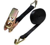 Ratchet Straps 6m 1763LB, Adjustable Ratchet Straps for Heavy Cargo Securing, Heavy Duty Tie Down Straps with Hooks for Securing Motorcycles, Kayaks, Truck, Trailer, Vans, Car Roof etc.