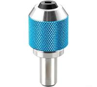 Ratchet Tap Holder Wrench for Tight Spaces Quick Change(F) | Fits 1/4 inch hex shank drills, round shank for manual turning, for versatile dual drive design, fast operation