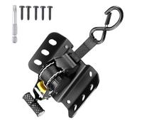 Ratchet Tensioner, Retractable Down Straps, Heavy Duty Self Locking Hooks, Transport Solution, Cargo Belt for Car, Bike, Boat, Kayak, ATV, Trailer, Appliance, Transport, Storage Solutions