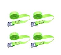 Ratchet Tie Down Strap, Pack of 4 Ratchet Tie Down Straps Green 1m-2m(2m)