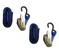 Ratchet Tie Down Straps 25MM 0.8T 5M X2 (Heavy Duty Cargo Lashing Ton S Hook)