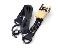 Ratchet Tie Down Straps 25mm Wide 6m 8m - 800 KG Break Strength for Moving Cargo, Appliances, Motorcycle, Ski Bike Furniture Moving & Securing Cargo(Black-a,25mm*10m)