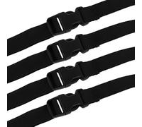 Ratchet Tie Down Straps, Heavy Duty Lashing Straps Adjustable Cam Buckle Tensioning Belts for Secure Cargo Transport - Ideal for Motorcycles, Trucks, Trailers, Luggage - 3M x 25mm, Black
