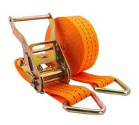Ratchet Tie Down Straps Set, 11023 lbs Break Strength, Heavy Duty Ratchet Straps with Double Triangular Loops for Moving Appliances Boat ATV Truck Trailer Kayak(1set,25m/82Ft)