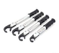 Ratchet Torque Wrench with For Precision Open End Function for Vehicle and HVAC Repair, Provides Secure Nut Grip and Efficient Operation (17mm)