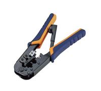 Ratchet type caulking tool for ELECOM RJ45 line connectors LD-KKTR corresponding to a single track and the Yori ??
