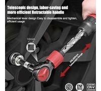 Ratchet Wrench - 3/8-Inch 72-Tooth Reversible Socket Wrench, Ergonomic Swivel Head Steel Tool | Dust Proof Teardrop Enclosed Head, Adjustable On-Off Handle for Bike, Motorcycle, Home, Hardware, Indus