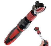 Ratchet Wrench - 3/8-Inch Ergonomic Socket Wrench,Ergonomic 72-Tooth Swivel Head Reversible On-Off Steel Socket for Bike Maintenance Motorcycle Home Project Hardware Industrial