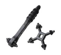 Ratchet Wrench | Ergonomic Anti-Slip Wrench for Tightening Chuck Drill, Maintenance Bicycles Electronics DIY Projects Plumbing Installation HVAC ind