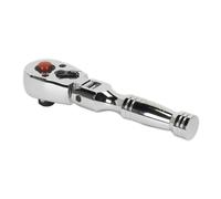 Ratchet Wrench Flexi-Head Stubby 3/8"Sq Drive - Sealey AK661SF New