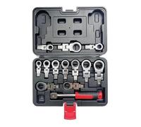 Ratchet Wrench Shaking Spanner Head Interchangeable Combination Set Rotatable 180 °Removable Flexible Torque Spanner Use Friendly(13pcs Set)