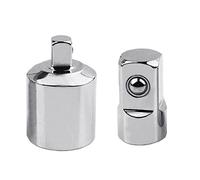 Ratchet Wrench Socket Adapter Reducer Converter Set 1/2" to 1/4" 1/4" to 1/2" Hand Tools Stainless Steel 2 Pcs Reducer Converter