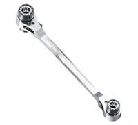 Ratchet wrench with resistant finish, ergonomic design, and bidirectional ratchet function, built to withstand demanding assembly and repair tasks (Foundation)