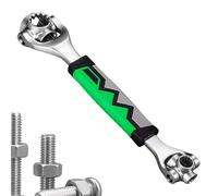 Ratchet Wrenches | 360-Degree Rotate Head Spanner,52-in-1 Hexagonal Ratcheting Wrench Large Size,for Auto Repair Bike Appliance Industrial Maintenance Hardware