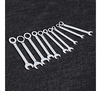Ratchet Wrenches Set, 10Pcs/Set Mini Wrench Dodecagon Pentalobe Opening Combination Spanner Combination Wrench Ratcheting Metric 4-11mm (UK Standard)