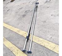 Ratcheting Cargo Bar,Extendable Pickup Bed Cargo Bar with Large Non-Slip Pad, Steel Truck Bed Bars to Stop Sliding, Extra Long Cargo Barrier for Caravan (2 Roots 2.26)