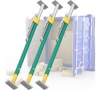 Ratcheting Cargo Bar,Ratcheting Cargo Bar Adjustable from 7.4′ to 8.7′, 2 3 4 5 6 8 Pieces Non-Slip Cargo Load Bars for Enclosed Vans/Reefers/Box Truck, Aluminu