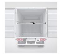 Ratcheting Cargo Bar, Steel Telescopic Stabilizer with Non-Slip Pad, Adjustable Length for Secure Load in Truck Beds, Cars, and Vans