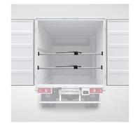 Ratcheting Cargo Bar, Steel Telescopic Stabilizer with Non-Slip Pad, Adjustable Length for Secure Load in Truck Beds, Cars, and Vans