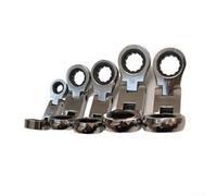 Ratcheting Combination Spanner 5pc Metric 8-19mm for durable | Smooth ratchet mechanism, quick bolt turning, reversible direction, dual-size ends, sturdy build