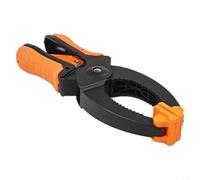 Ratcheting Hand Clamp with Adjustable Jaw Opening and Quick Release for Clamping Wood Boards and Various Project Materials (8 inches)