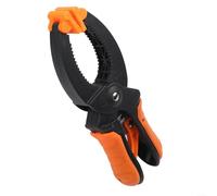Ratcheting Hand Clamp with Adjustable Jaw Opening and Quick Release for Clamping Wood Boards and Various Project Materials (6 inches)