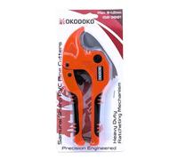 Ratcheting Pipe Cutter 42mm Max Diameter for PVC, PEX & PPR Plastic Pipe/Hoses