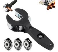 Ratcheting Pipe Cutter Tool, One-Hand Fast Pipe Cutting Tool, Ratchet-Type Pipes Cutter, Sturdy & Ease of Cutting, for Cuttings 5/16-1-1/8 Inch Stainless Steel Copper Aluminium (0.39-1.65 Inch)
