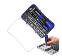 Ratcheting Screwdriver | 77-in-1 Double Opening Repair Tool | Magnetic Ratchet Screwdriver - for Homeowners, DIY, Craftsmen, Plumbers, Furniture, Home, Apartment, Garage