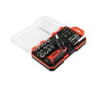 Ratcheting Screwdriver Bit Set (Size 46pcs - 46 Pieces) Timco Red One Size