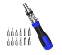 Ratcheting Screwdriver Set,13-in-1 Adjustable Magnetic Portable,Ratcheting Precision Screwdriver Set - for Home Garage Workshop Mechanic Repair DIY Projects Gunsmithing